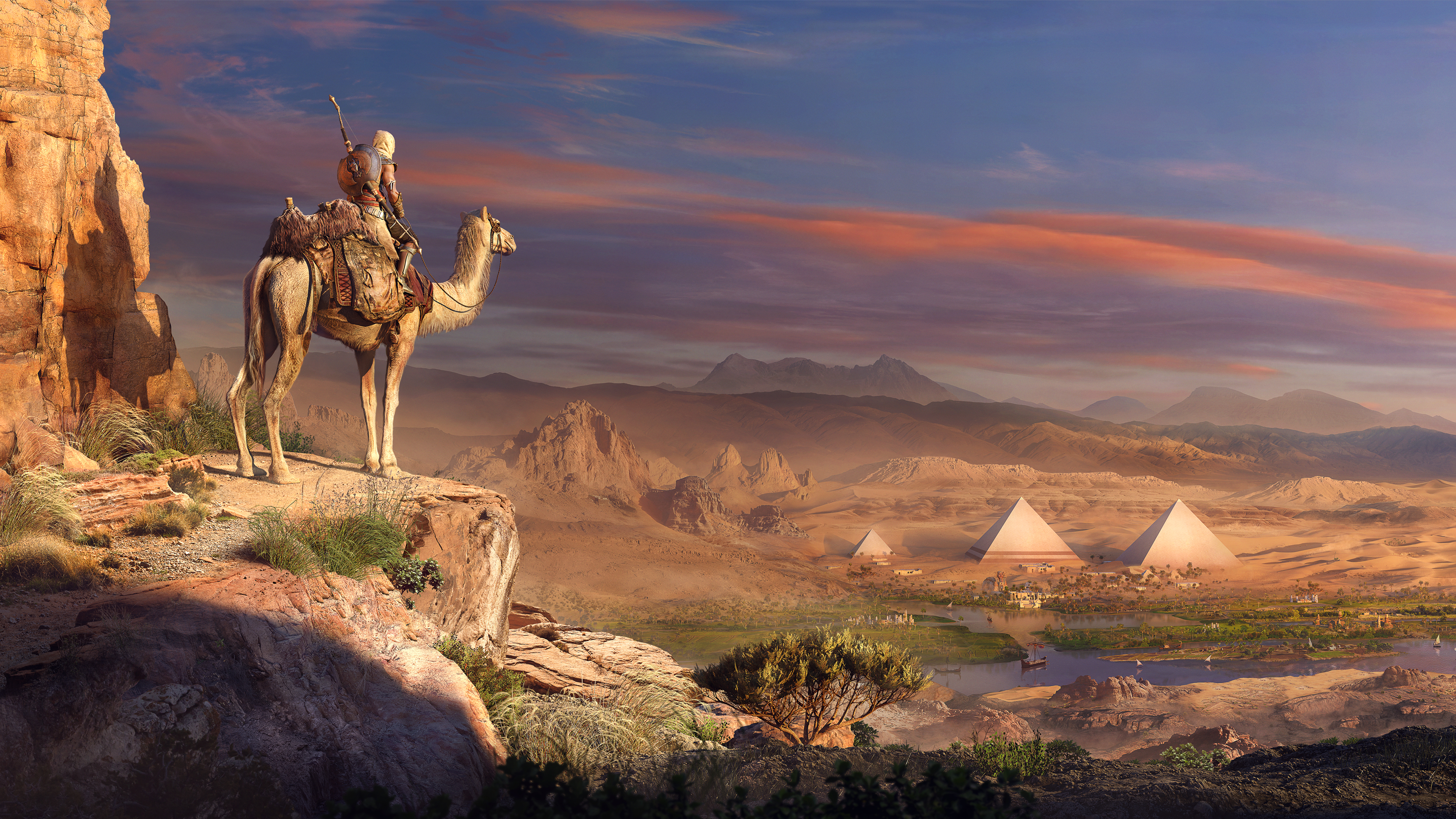 Download wallpapers Assassins Creed Origins, 2017, RPG, Ptolemy XIII Theos  Philopator, PlayStation 4, Xbox One for desktop free. Pictures for desktop  free