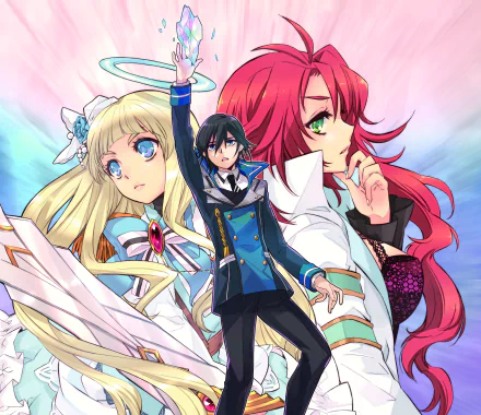 Soraumi Jupiel Kamikaze Shin Arle Agarie Anime Kamisama To Unmei Kakumei No Paradox HD Desktop Wallpaper | Background Image