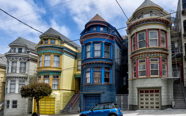  The &quot;Painted Ladies&quot; in San Francisco