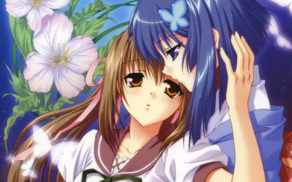 Hatou Yumei Hatou Kei Anime Akai Ito HD Desktop Wallpaper | Background Image