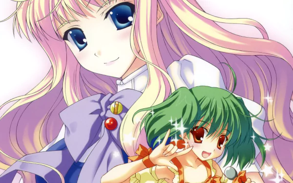 Sheryl Nome Ranka Lee Anime Macross Frontier HD Desktop Wallpaper | Background Image