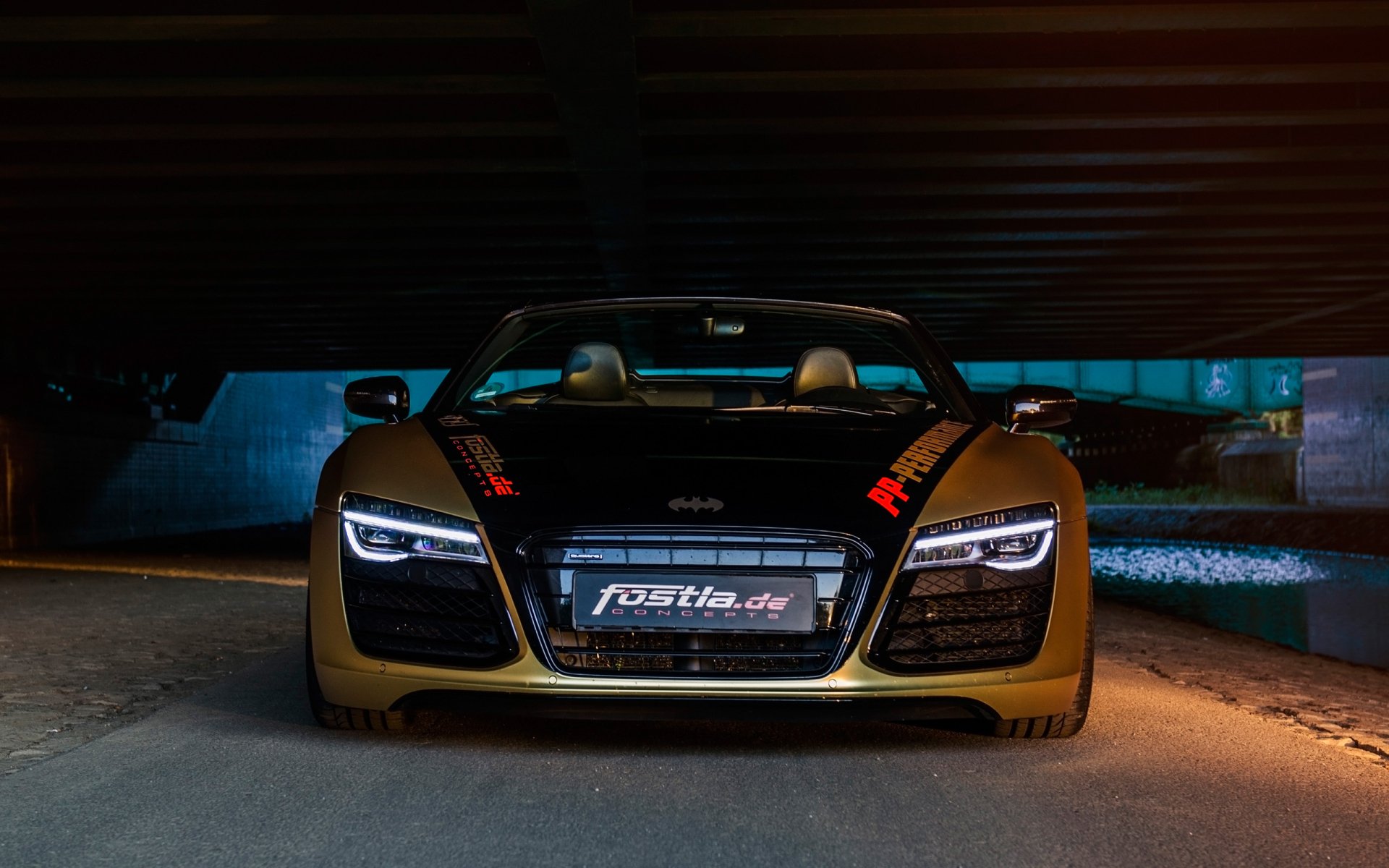 Download Audi Car Supercar Audi R8 V10 Spyder Vehicle Audi R8 HD Wallpaper