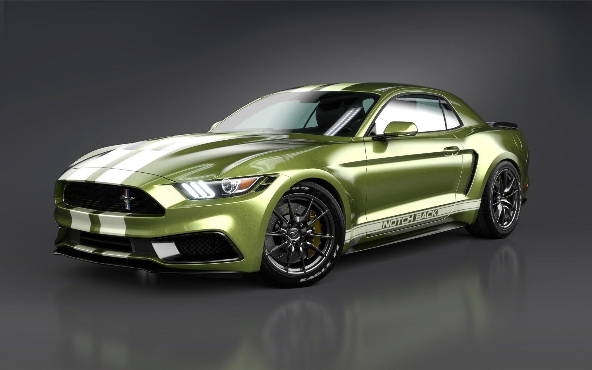 Download Muscle Car Ford Car Ford Mustang NotchBack Vehicle Ford Mustang HD Wallpaper