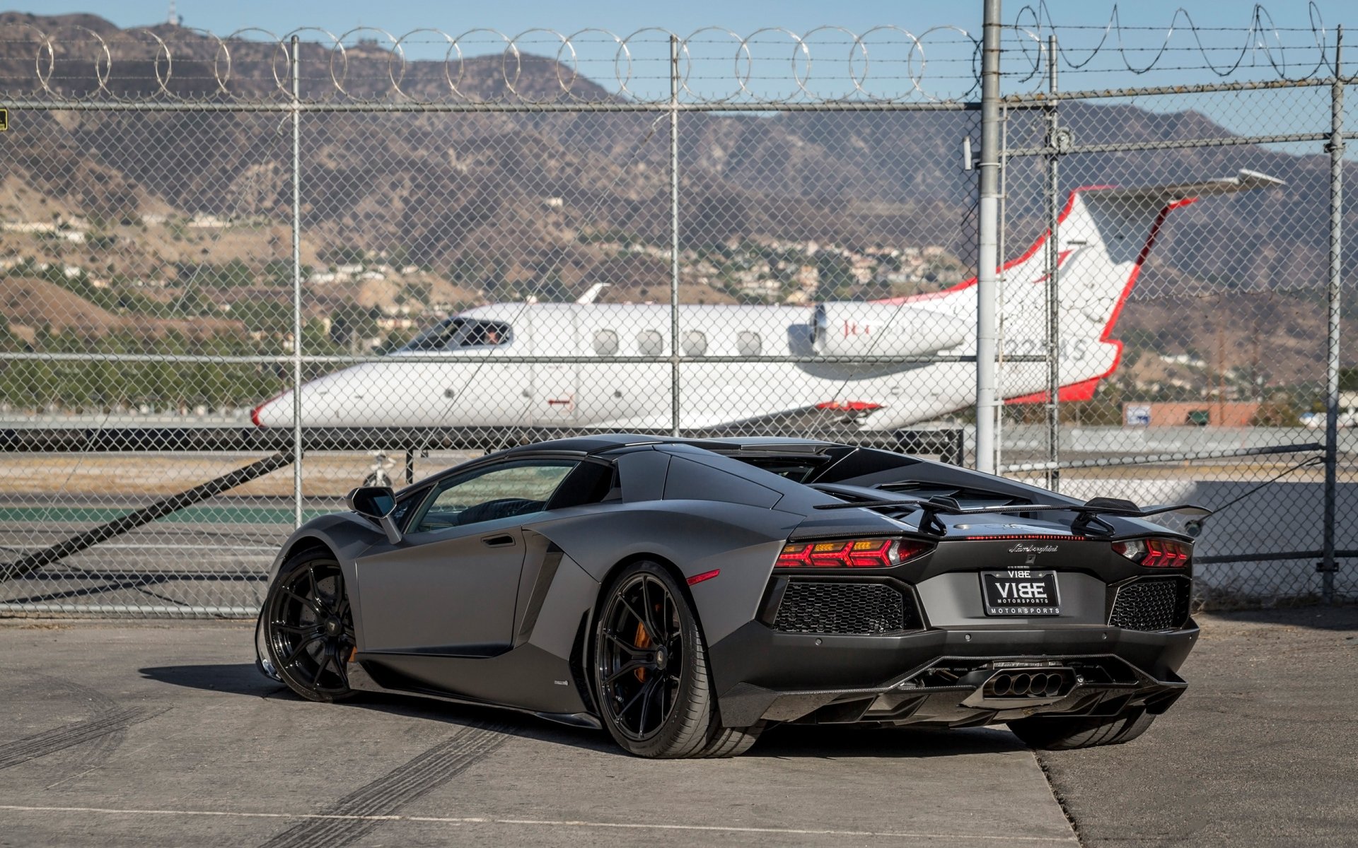 Download Lamborghini Car Supercar Lamborghini Aventador Zaragoza Edizione Vehicle Lamborghini Aventador HD Wallpaper