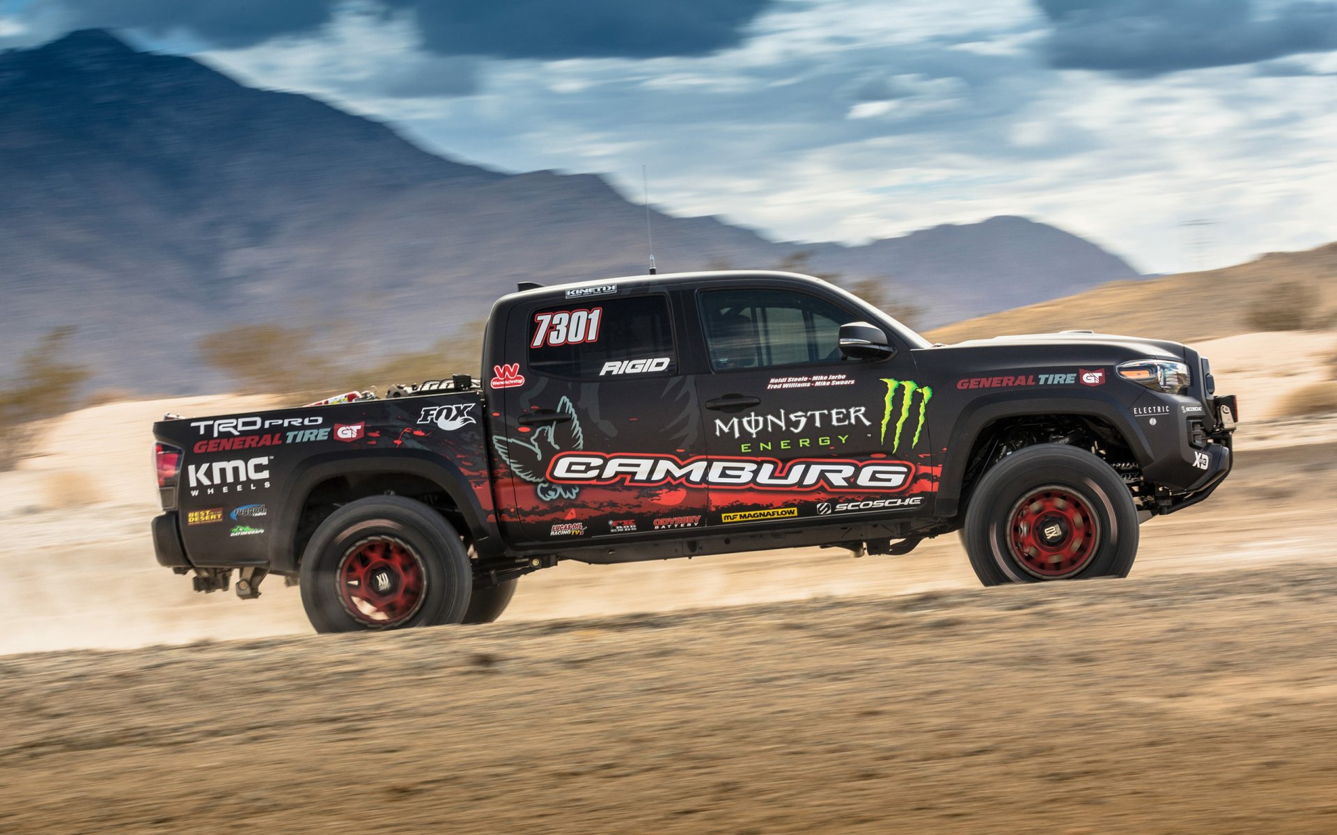 Download Race Truck Toyota Car Toyota Tacoma TRD Pro Race Truck Vehicle Toyota Tacoma HD Wallpaper