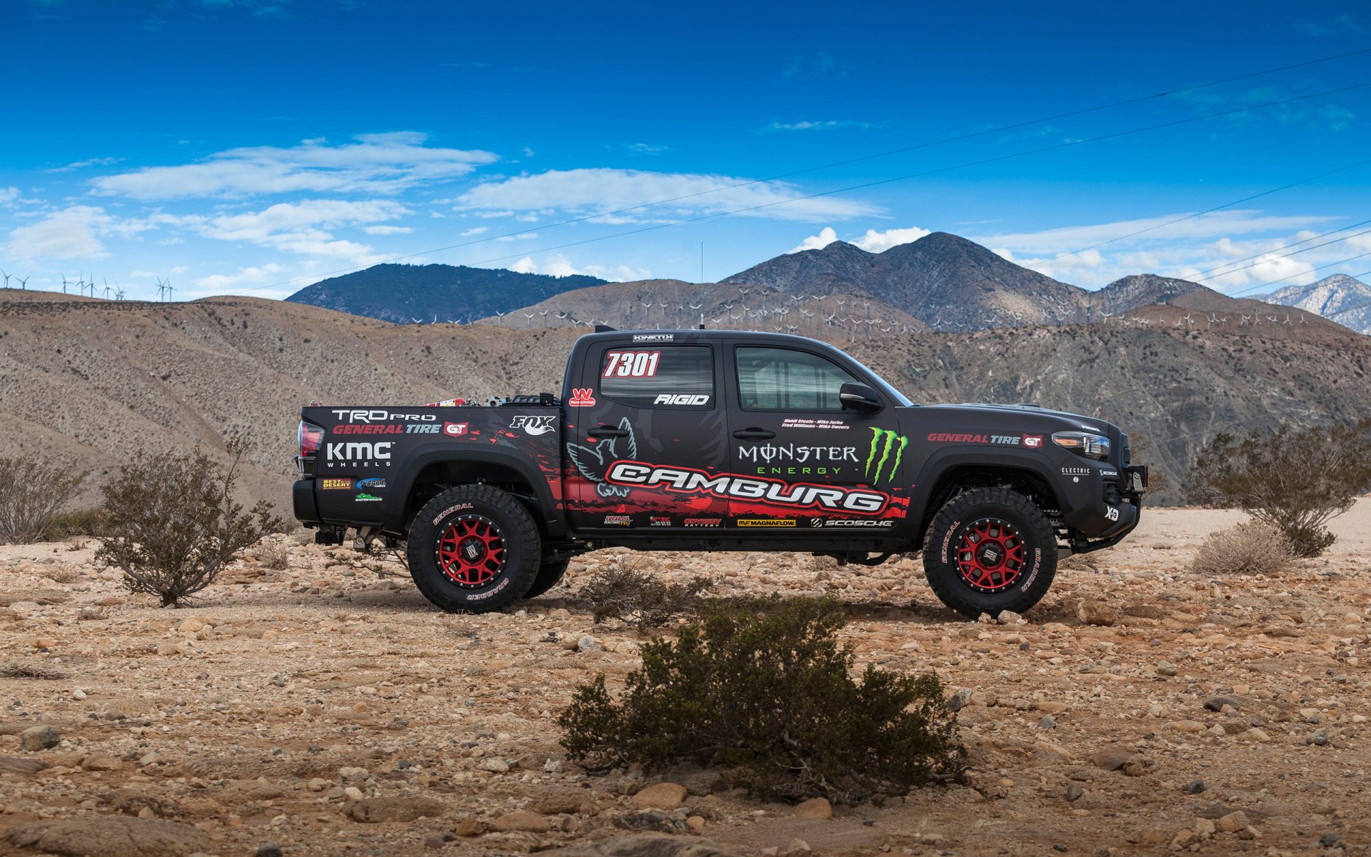 Download Race Truck Toyota Car Toyota Tacoma TRD Pro Race Truck Vehicle Toyota Tacoma HD Wallpaper