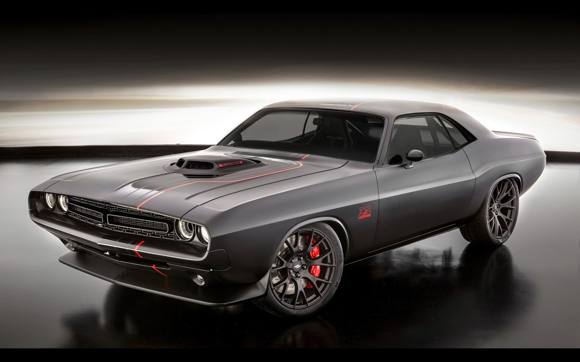 Download Mopar Hot Rod Muscle Car Dodge Car Dodge Shakedown Challenger Vehicle Dodge Challenger HD Wallpaper