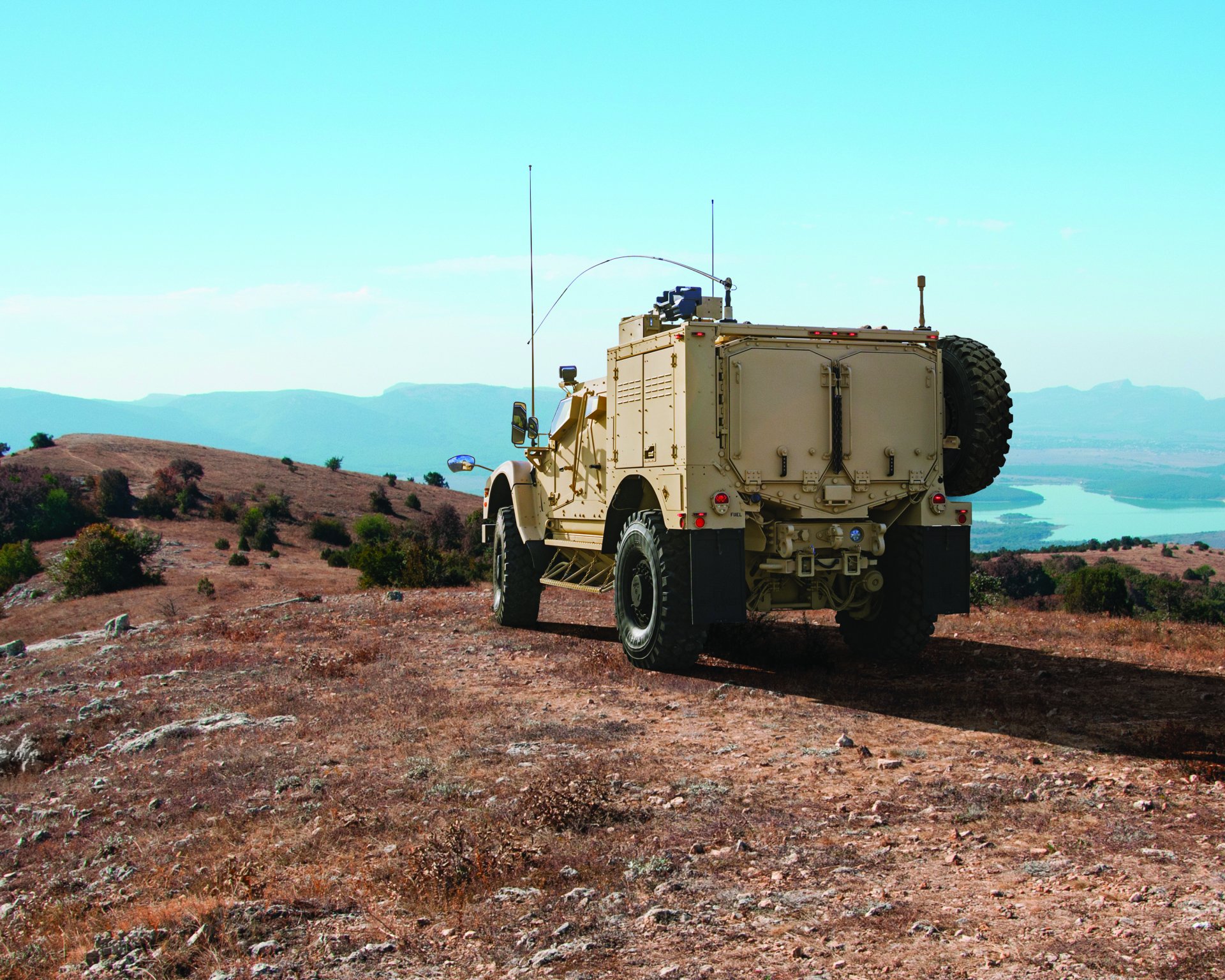 Download All-terrain Vehicle Combat Vehicle Medium Tactical Vehicle Oshkosh Defense Military Oshkosh M-ATV HD Wallpaper by Oshkosh Defense