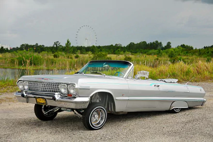 classic car lowrider Chevrolet Chevrolet Impala vehicle Chevrolet Impala Convertible HD Desktop Wallpaper | Background Image