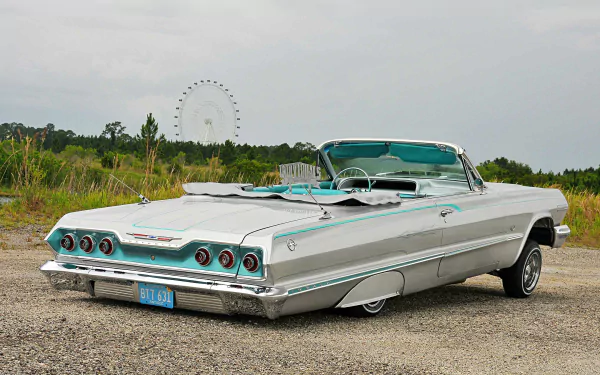 classic car lowrider Chevrolet Chevrolet Impala vehicle Chevrolet Impala Convertible HD Desktop Wallpaper | Background Image