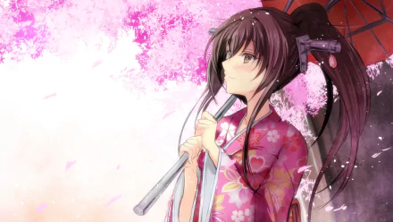 Yamato (Kancolle) Anime Kantai Collection HD Desktop Wallpaper | Background Image
