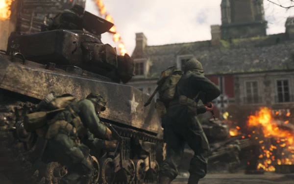 video game Call of Duty: WWII HD Desktop Wallpaper | Background Image