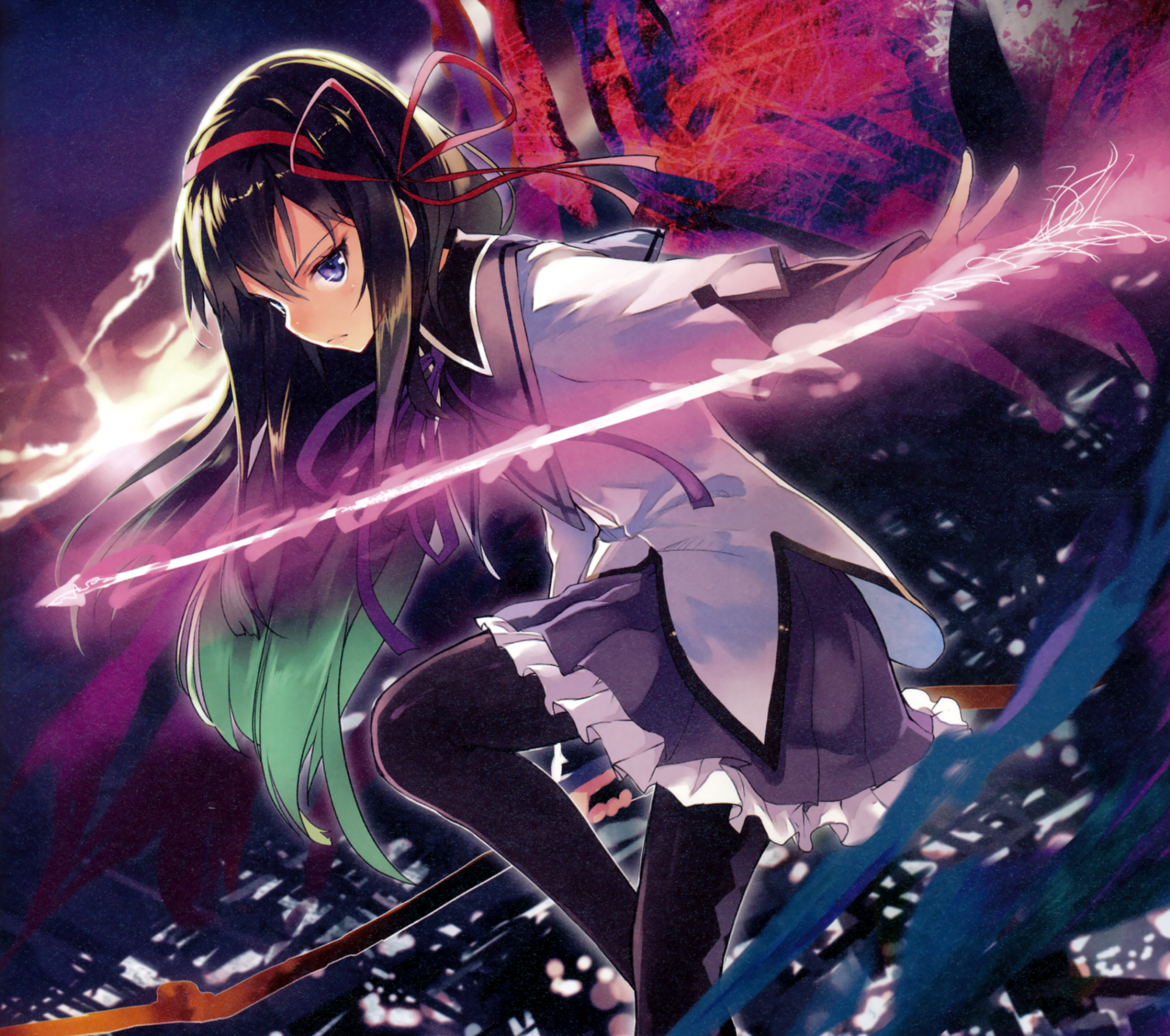 Download Homura Akemi Anime Puella Magi Madoka Magica HD Wallpaper by しらび