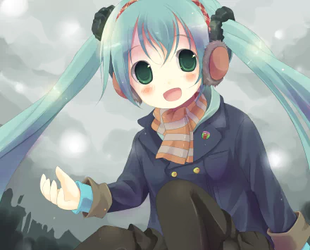 Hatsune Miku Anime Vocaloid HD Desktop Wallpaper | Background Image
