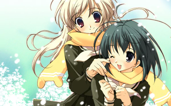 Shimako Toudou Noriko Nijou Anime Maria-sama ga Miteru HD Desktop Wallpaper | Background Image