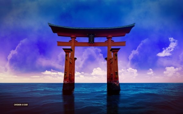 厳島神社 Itsukushima Shrine Hd Wallpaper Background Image 48x1367