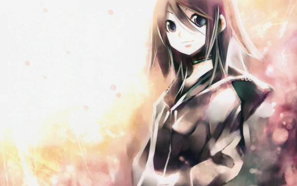brown hair black eyes smile short hair Anime Original HD Desktop Wallpaper | Background Image