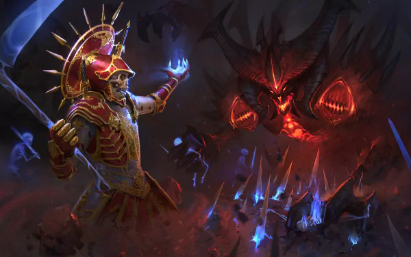 Diablo Necromancer (Diablo III) video game Diablo III HD Desktop Wallpaper | Background Image