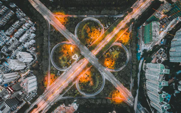 man made highway HD Desktop Wallpaper | Background Image