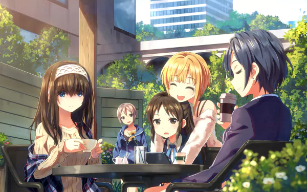 Syuko Shiomi Arisu Tachibana Fumika Sagisawa Frederica Miyamoto Kanade Hayami Anime The iDOLM@STER Cinderella Girls HD Desktop Wallpaper | Background Image