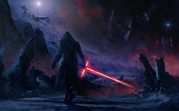 Film Star Wars, épisode VIII : Les Derniers Jedi Star Wars Nuit Sombre Lightsaber Sith Hood Red Lightsaber Fond d'écran HD | Image