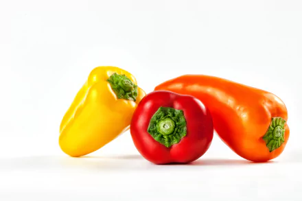 yellow orange (Color) red bell pepper food pepper HD Desktop Wallpaper | Background Image
