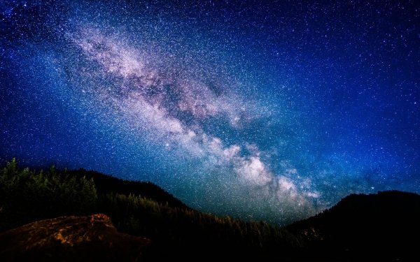 Nature Night Sky Starry Sky Stars Milky Way HD Wallpaper | Background Image