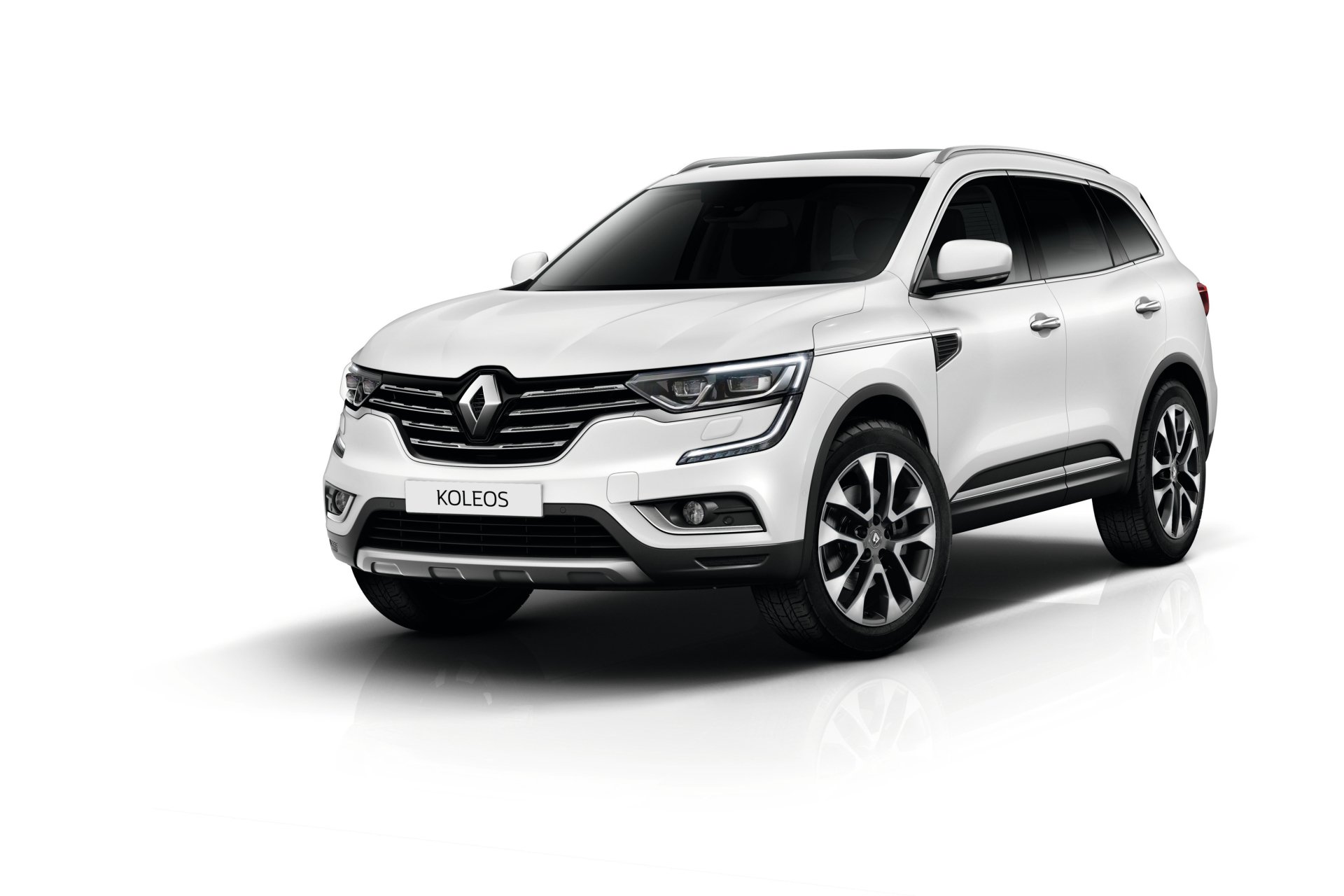 Download SUV White Car Car Renault Vehicle Renault Koleos 4k Ultra HD Wallpaper