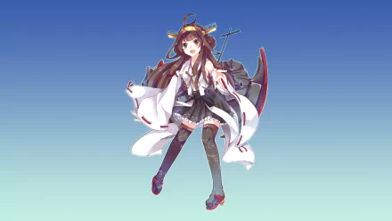 Kongou (Kancolle) Anime Kantai Collection HD Desktop Wallpaper | Background Image