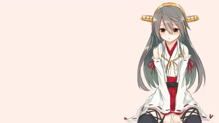 Haruna (Kancolle) Anime Kantai Collection HD Desktop Wallpaper | Background Image