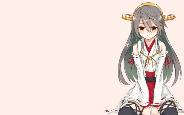 Haruna (Kancolle) Anime Kantai Collection HD Desktop Wallpaper | Background Image