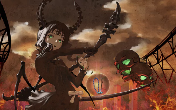 Dead Master (Black Rock Shooter) Anime Black Rock Shooter HD Desktop Wallpaper | Background Image