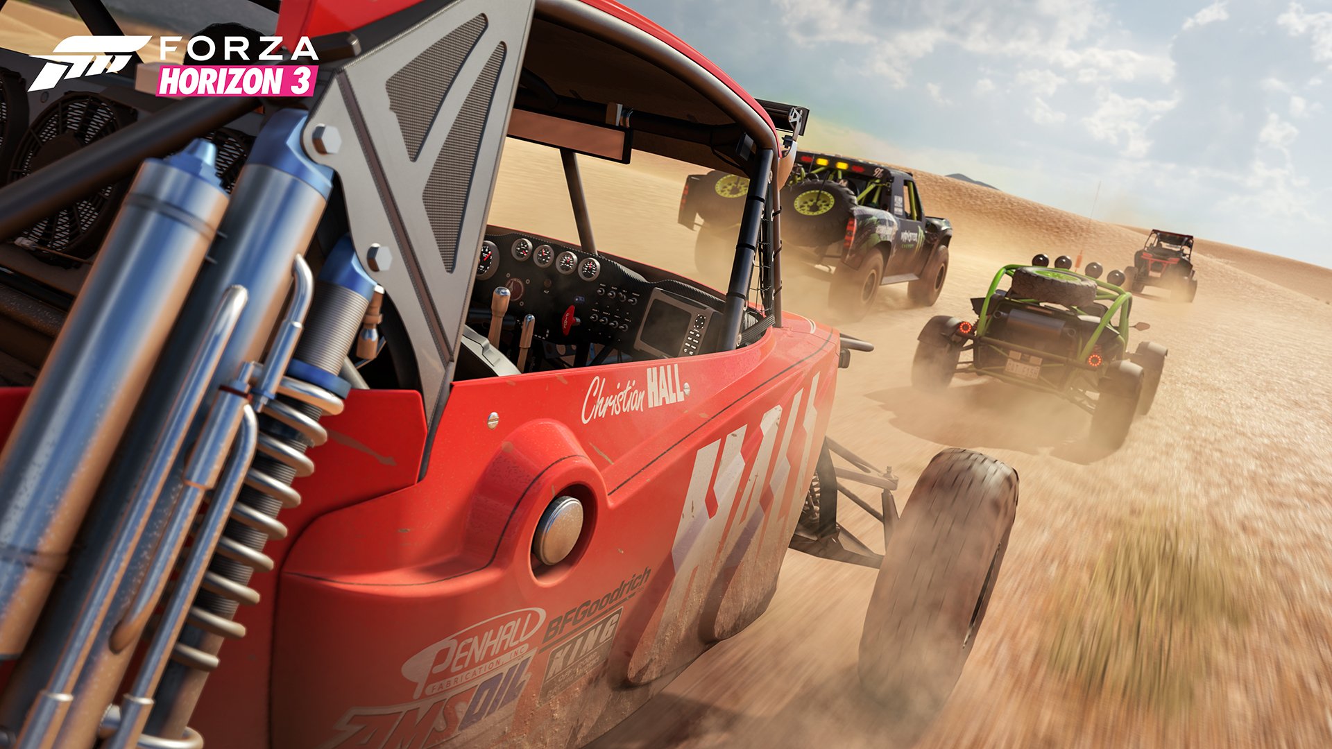 Download Dust Race Desert Video Game Forza Horizon 3 HD Wallpaper