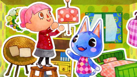 Villager (Animal Crossing) Rosie (Animal Crossing) video game Animal Crossing HD Desktop Wallpaper | Background Image