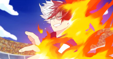 Shoto Todoroki Anime My Hero Academia HD Desktop Wallpaper | Background Image
