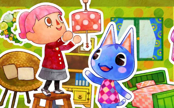 Villager (Animal Crossing) Rosie (Animal Crossing) video game Animal Crossing HD Desktop Wallpaper | Background Image