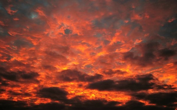 Nature Sky Cloud Sunset orange HD Wallpaper | Background Image