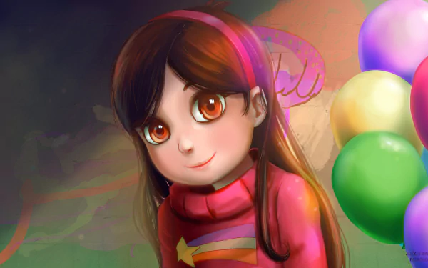 smile brown hair Mabel Pines TV Show Gravity Falls HD Desktop Wallpaper | Background Image
