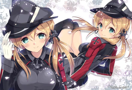 Prinz Eugen (Kancolle) Anime Kantai Collection HD Desktop Wallpaper | Background Image