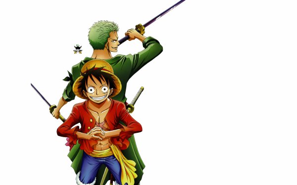 Anime One Piece Roronoa Zoro Monkey D. Luffy HD Wallpaper | Background Image