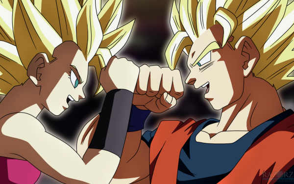 Anime Dragon Ball Super Dragon Ball Goku Caulifla HD Wallpaper | Background Image
