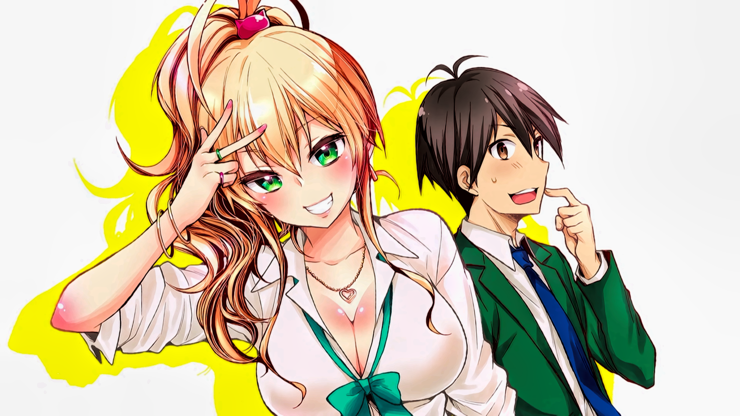 Did anyone notice that Yame and Junichi from “Hajimete no gal