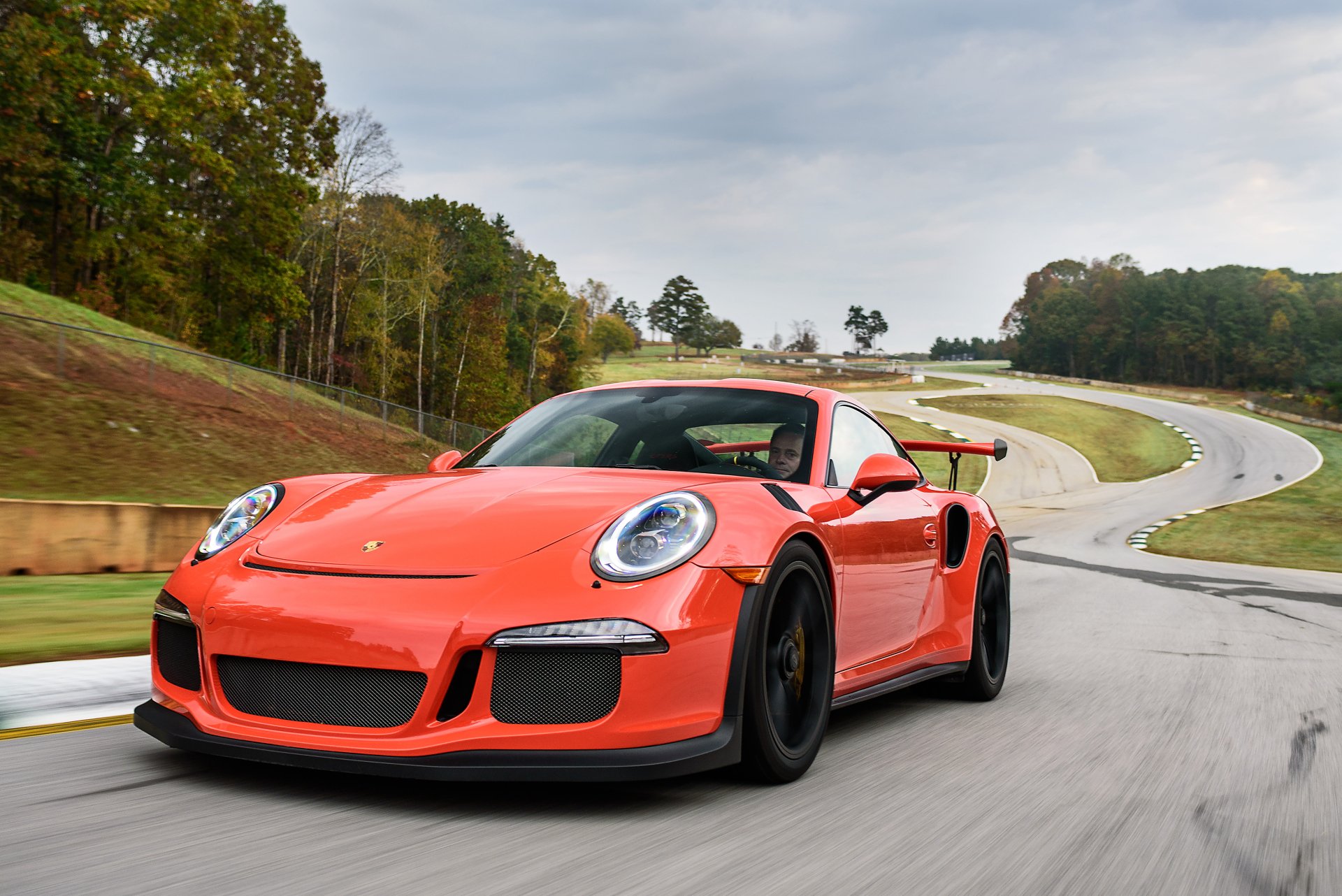 Download Orange Car Car Porsche Porsche 911 Vehicle Porsche 911 GT3 4k 