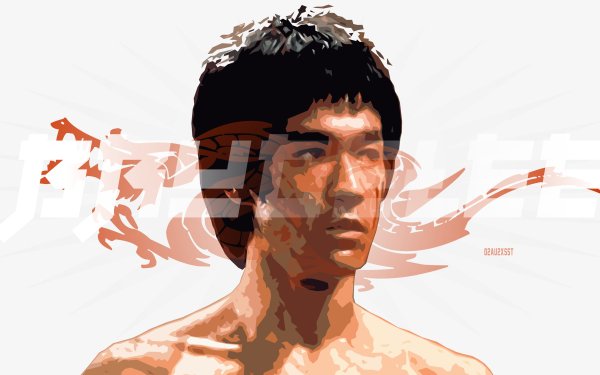 Célébrités Bruce Lee Acteurs Chine Kung Fu Films Acteur Portrait Dragon Face Fond d'écran HD | Image