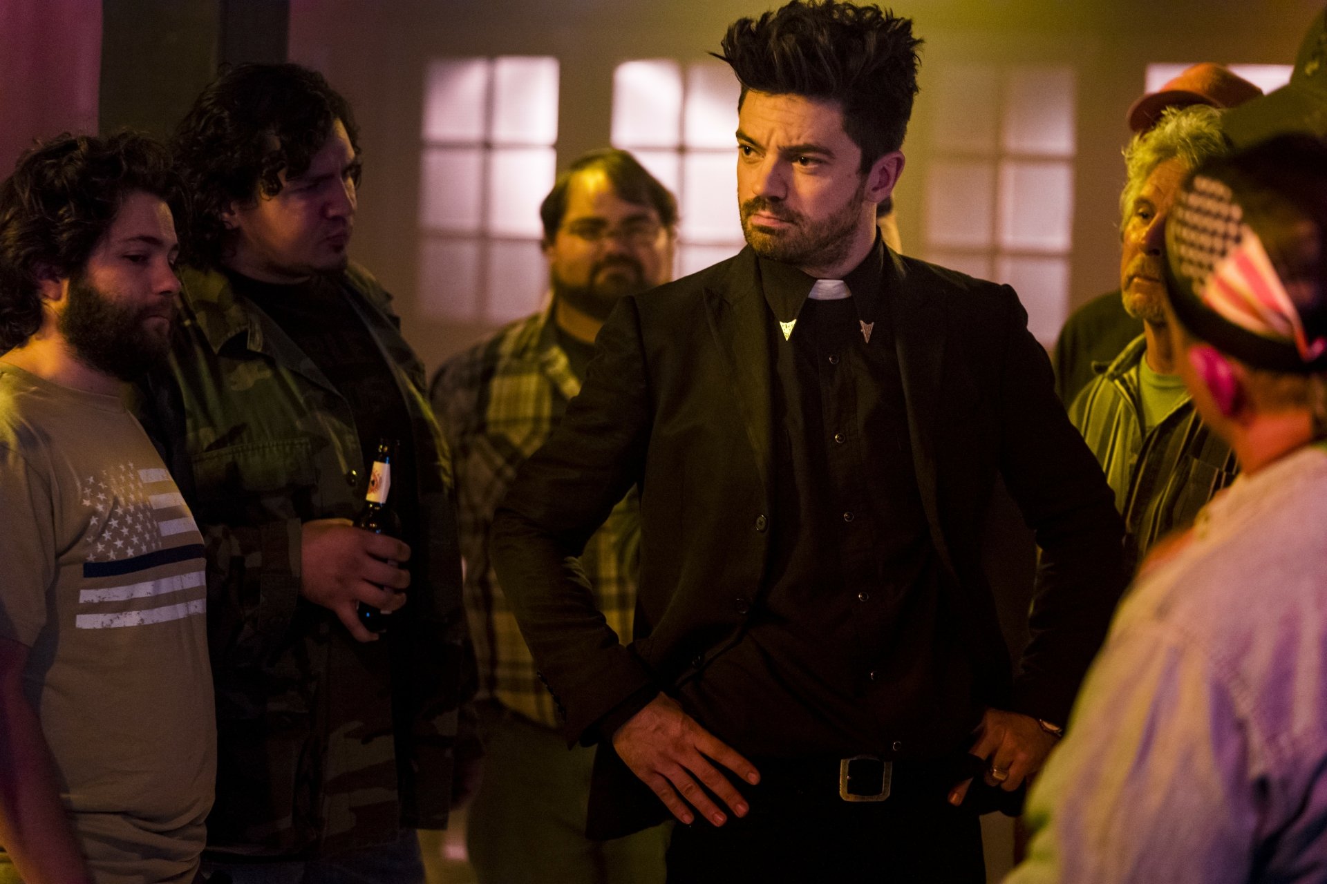 Download Jesse Custer Dominic Cooper TV Show Preacher 4k Ultra HD Wallpaper