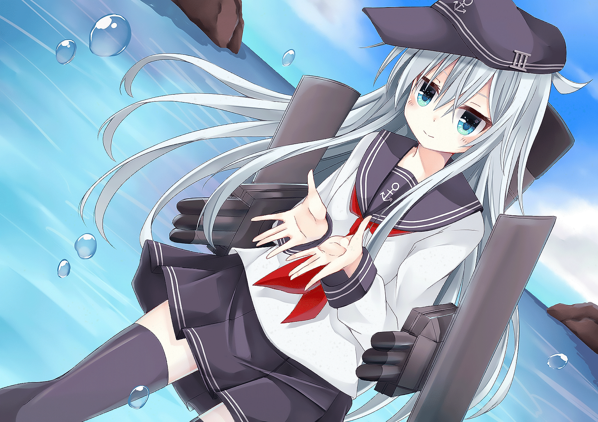 Download Hibiki (Kancolle) Anime Kantai Collection HD Wallpaper by しろゆき