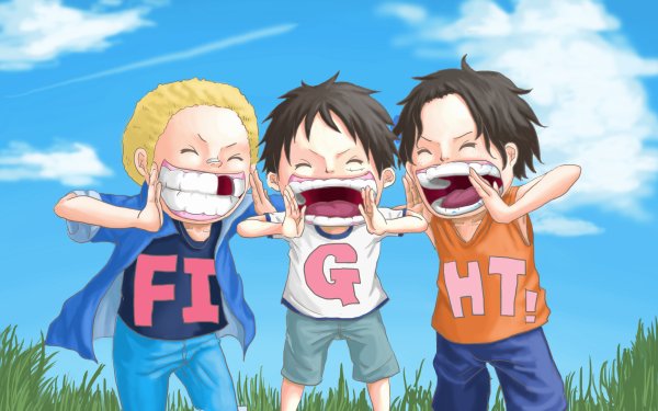 Anime One Piece Sabo Monkey D. Luffy Portgas D. Ace HD Wallpaper | Background Image