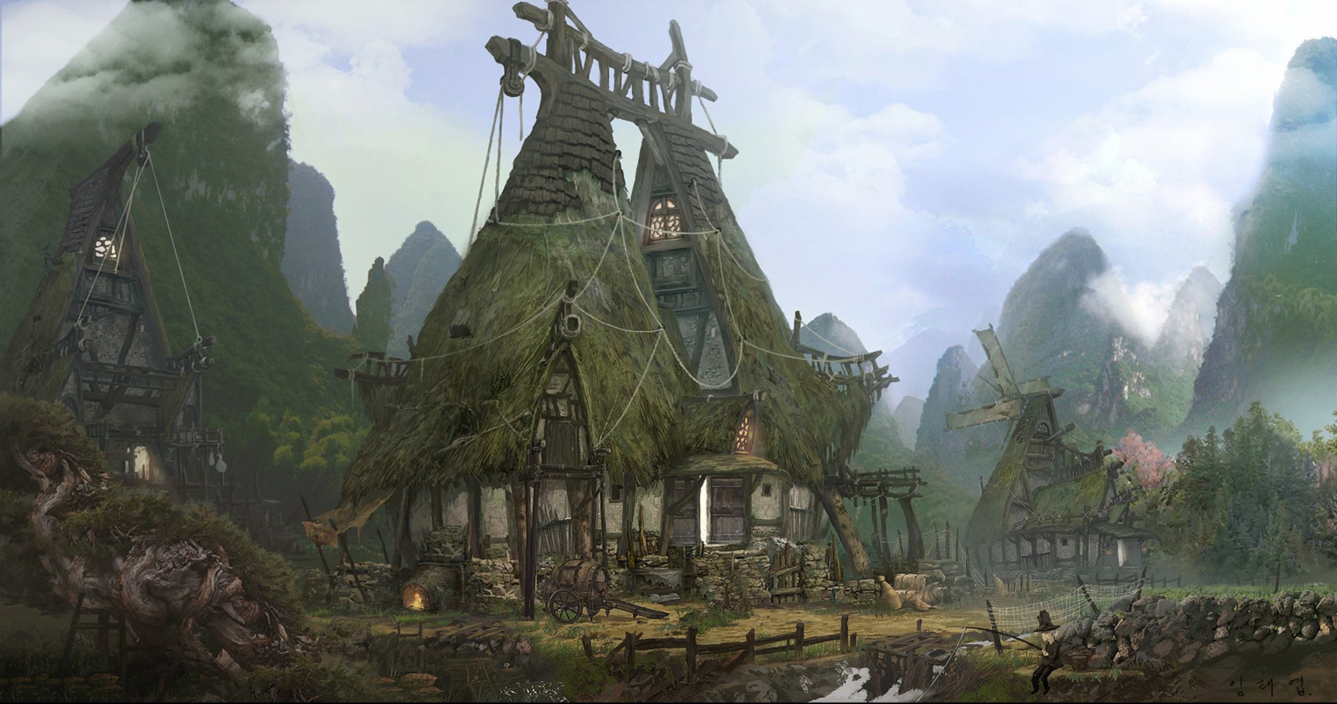 Download Fantasy Landscape Fantasy Landscape Wallpaper by Lim Taeyeob