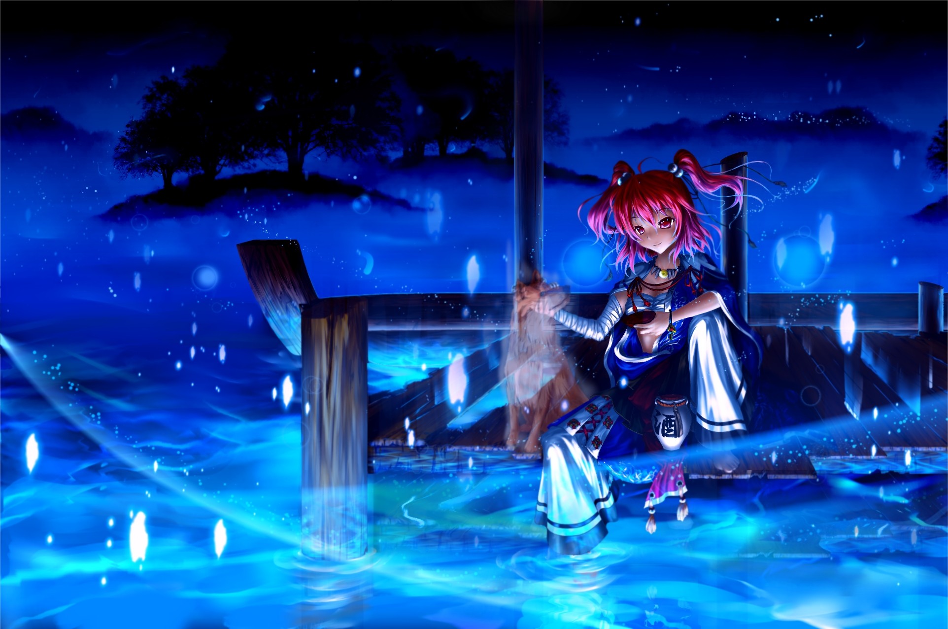 Download Komachi Onozuka Video Game Anime Touhou HD Wallpaper