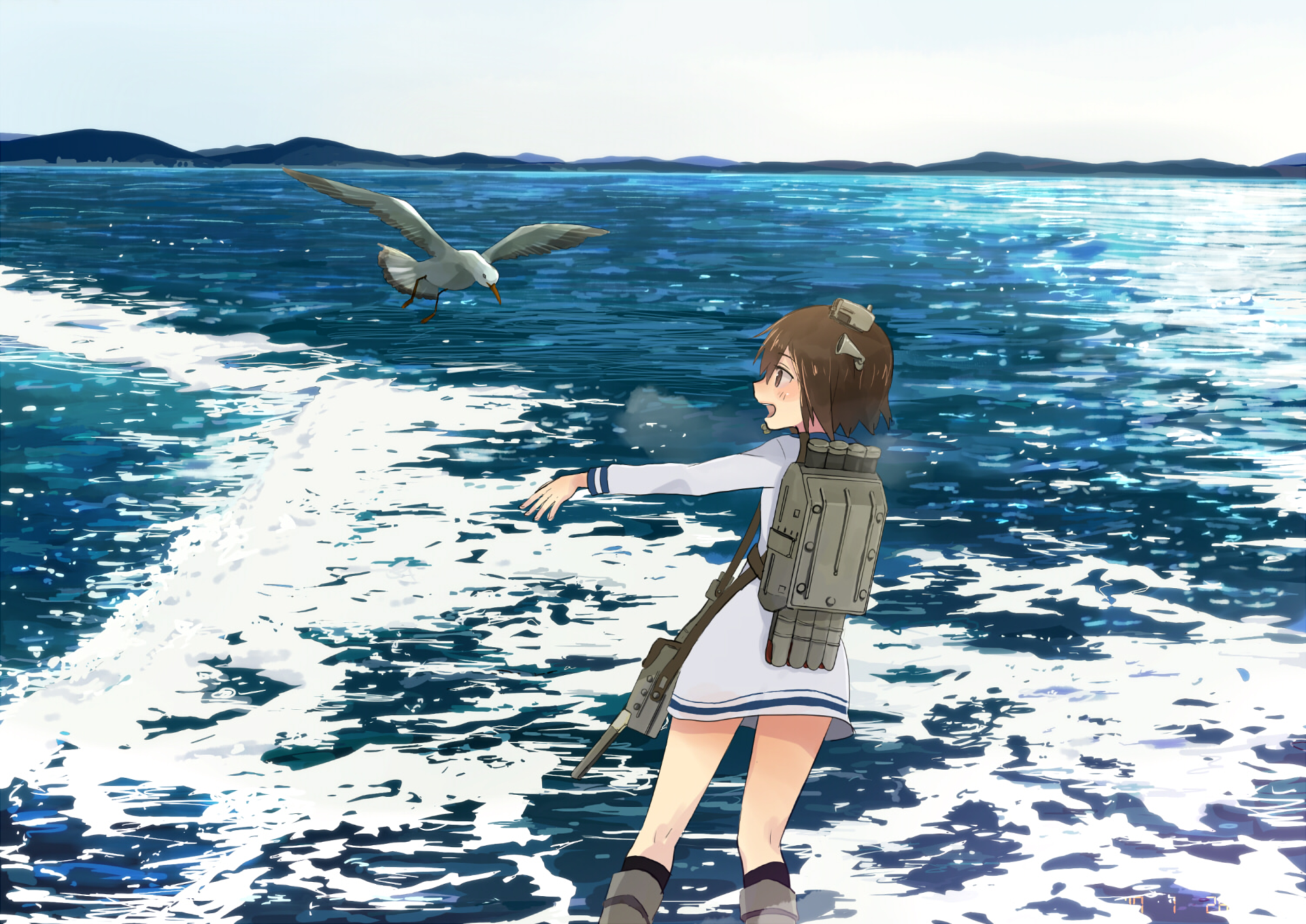 Download Yukikaze (Kancolle) Anime Kantai Collection HD Wallpaper